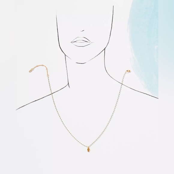 NWT Beaded Charm Necklace by Anthropologie - Picture 2 of 3